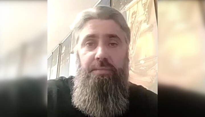 Протоієрей Георгій Прикордонний. Фото: скріншот відео Telegram-каналу «Дозор на "Першому Козацькому"»