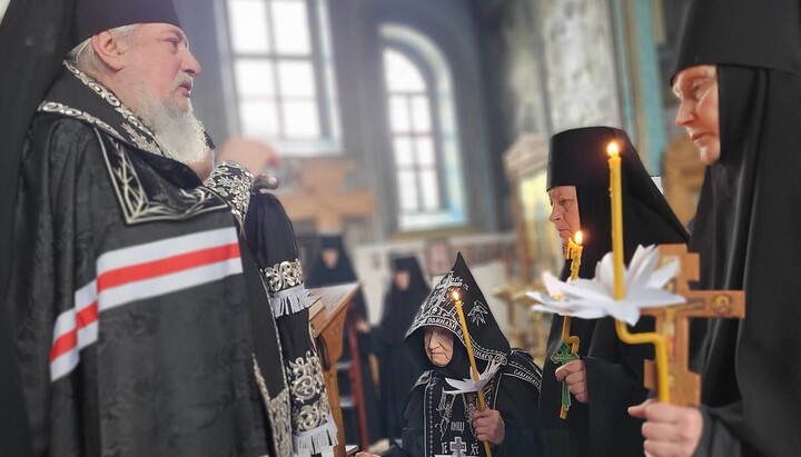 Постриг в Борисоглебском женском монастыре села Водяное. Фото: Изюмская епархия