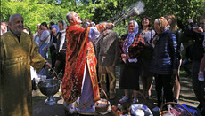 "Death to enemies!": Odesa OCU "priest" congratulates believers on Easter