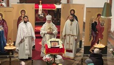 Епископ Вениамин возглавил престольный праздник прихода УПЦ в Хемнице