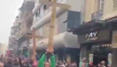 В Сети опубликовали видео продолжающихся протестов христиан в Сирии