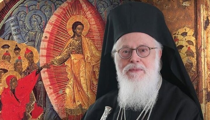Ο Μακαριώτατος Αρχιεπίσκοπος Τιράνων και πάσης Αλβανίας κ.κ. Αναστάσιος. Φωτογραφία: orthodoxalbania