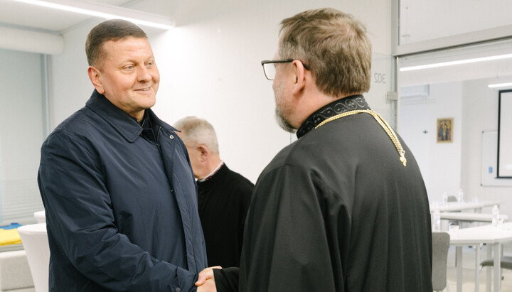 Zaluzhny and Shevchuk. Photo: UCU website