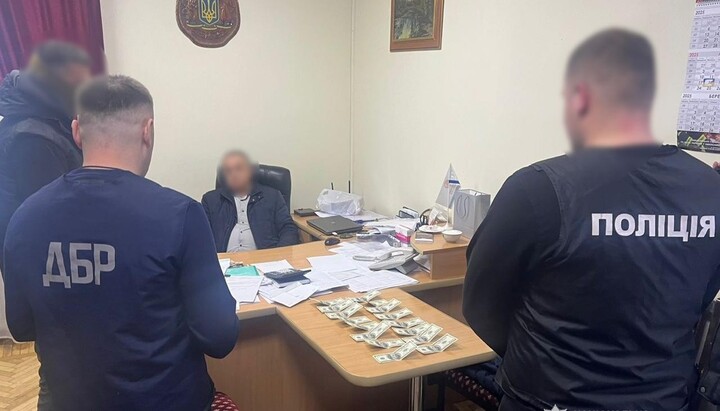 Palamarchuk's arrest. Photo: National Police Press Service