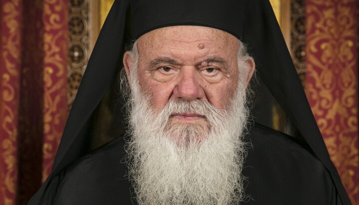 Αρχιεπίσκοπος Ελλάδος Ιερώνυμος. Φωτογραφία: γραφείο τύπου της Εκκλησίας της Ελλάδος