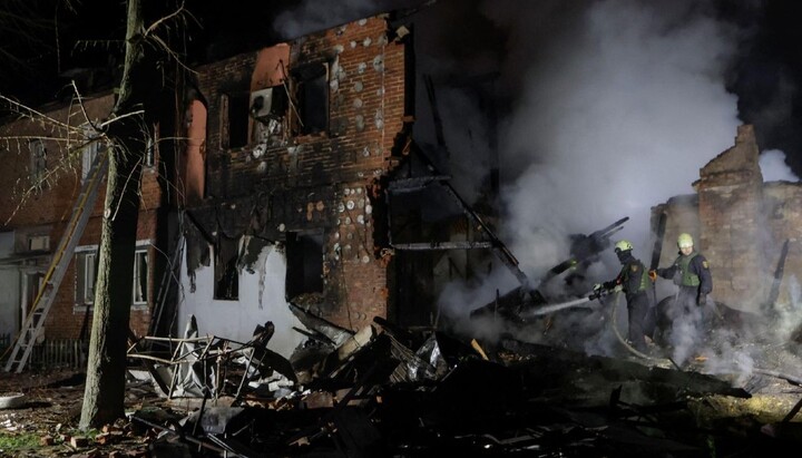Destroyed buildings in Kharkiv, 4 April 2025. Photo: Vatican News