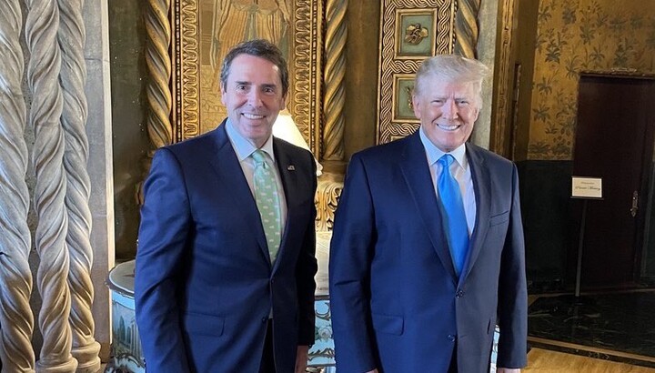 Donald Trump and Mark Walker. Photo: Mark Walker's X page