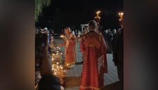 UOC bishop leads Paschal service for persecuted parish in Verkhni Stanivtsi