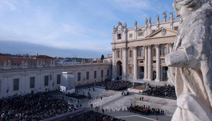 Pope Francis’ funeral will take place in front of St. Peter’s Basilica. Photo: Vatican News