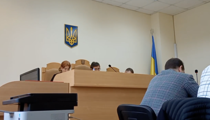 Засідання суду по Верхній лаврі. Фото: тг-канал "Фортеця Лавра"