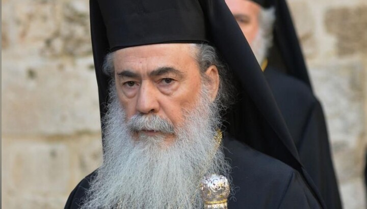 Patriarch Theophilos. Photo: Press Service of the Jerusalem Church
