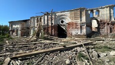 Из-за обстрелов разрушен Вознесенский храм в Новопавловке