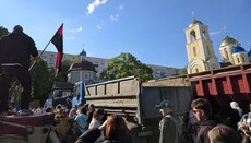 Στο Χμελνίτσκι ακυρώθηκε η θεία λειτουργία με τη συμμετοχή του Μητροπολίτη Ονουφρίου
