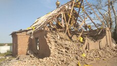 В Шаховому на Донбасі храм УПЦ двічі потрапив під російський обстріл