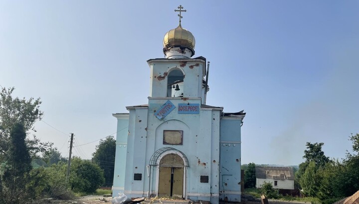 Успенський храм УПЦ в селі Хотінь. Фото: Сумська єпархія