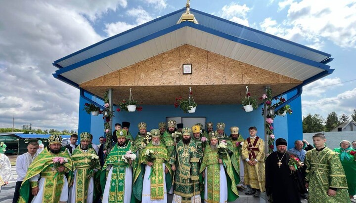 Holy Trinity Church of the UOC in the village of Horbakiv. Photo: Rivne Eparchy