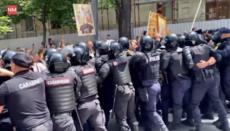 In Chișinău, police disperse Orthodox protesters opposing gay pride parade