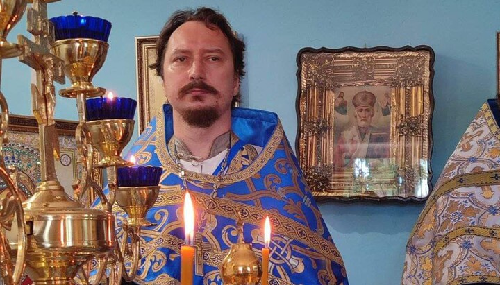 Fr. Rostislav from the Kamianske Eparchy of the UOC. Photo: family archive