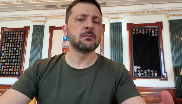 Зеленський. Фото: скриншот відео t.me/V_Zelenskiy_official
