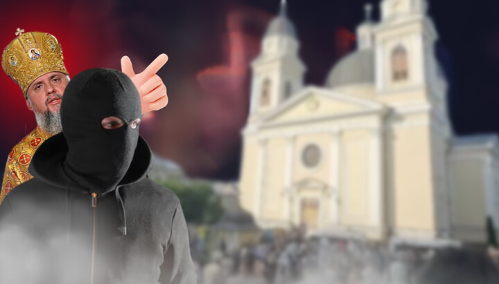 Під час захоплення собору в Чернівцях ПЦУ намагалася відпрацювати нову схему. Фото: СПЖ