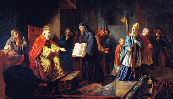 I. Eggink, “Grand Prince Volodymyr Chooses the Faith.” Photo: open sources