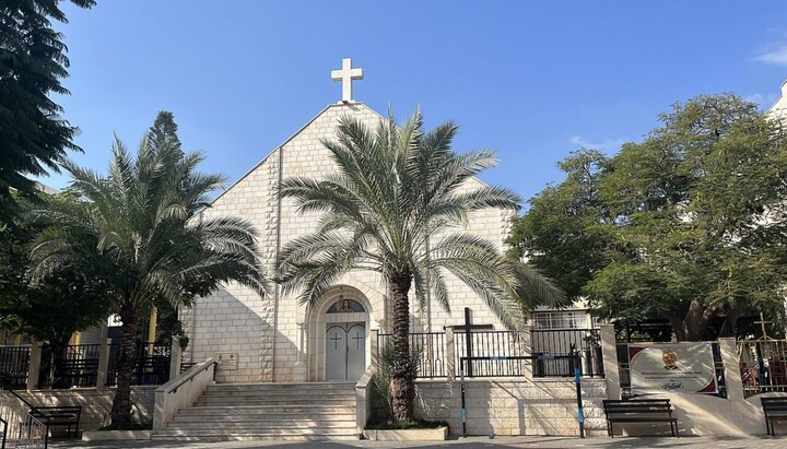 Church of the Holy Family of the Roman Catholic Church in Gaza. Photo: orthodoxianewsagency