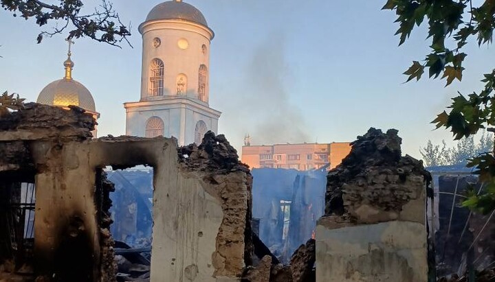 Greek-Sophia Church – the oldest church in Kherson, built in 1780. Photo: Tsurkan's Facebook
