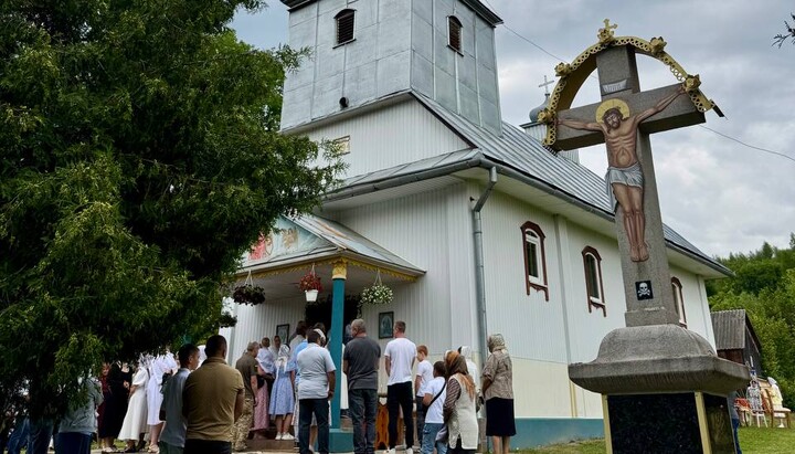 Михайлівський храм УПЦ села Стужиця. Фото: Мукачівська єпархія