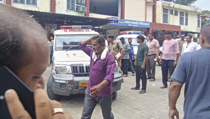 Victims at a religious festival in India. Photo: apnews.com