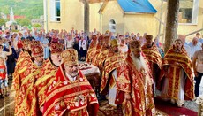 У Межигір'ї митрополит Марк освятив престол у Пантелеймонівській каплиці