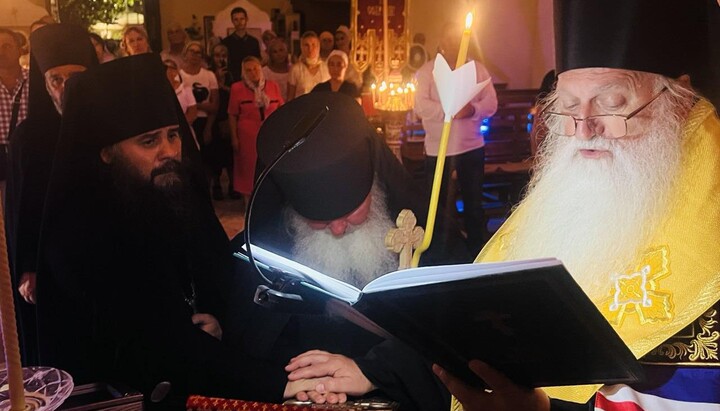 Єпископ Боярський Веніамін звершив чернечий постриг на приході УПЦ в Італії. Фото: Фейсбук УПЦ в Італії