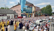 У Хусті пройшов багатотисячний хресний хід з мощами Гавриїла Білостоцького