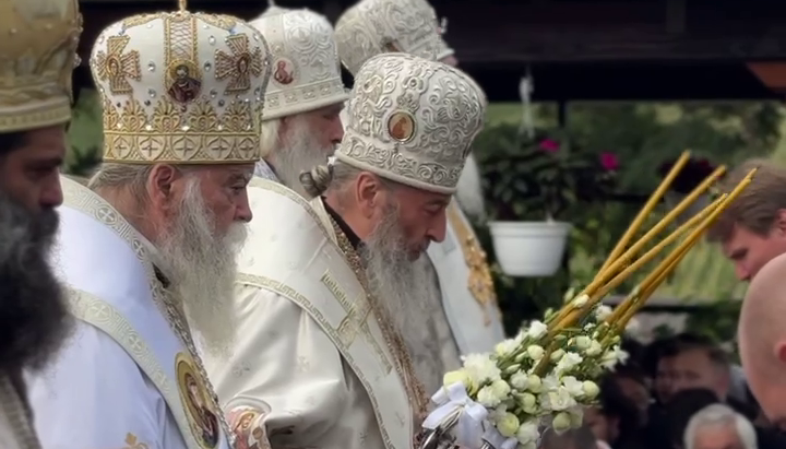 The Liturgy at the Bancheny Monastery. Photo: UOJ