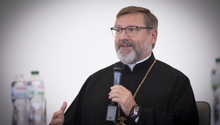 Глава УГКЦ Святослав Шевчук під час круглого столу в Києві. Фото: ugcc.ua