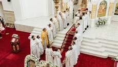 У торжествах Красноїльської обителі взяли участь клірики Румунської Церкви