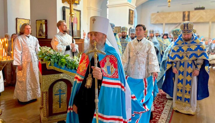 Митрополит Онуфрий. Фото: пресс-служба УПЦ