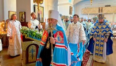 Ο Προκαθήμενος της Ουκρανικής Ορθόδοξης Εκκλησίας ηγήθηκε της εορτής του ναού στην πρωτεύουσα