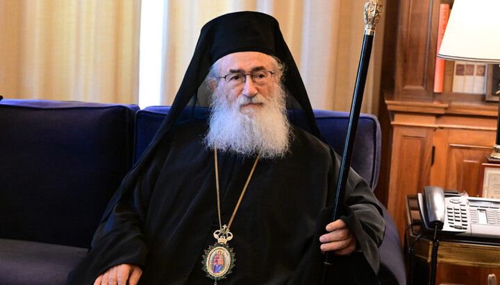 ρχιεπίσκοπος Σινά Δαμιανός. Φωτογραφία: Orthodoxia News Agency