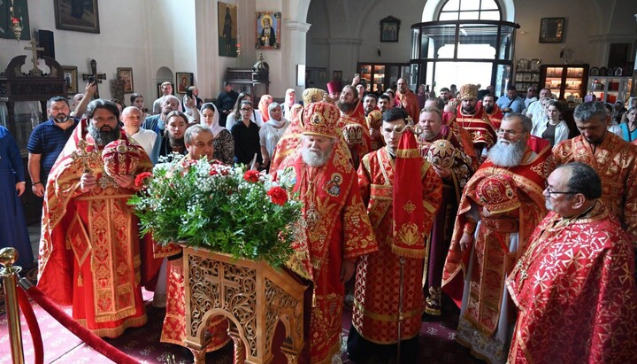 Богослужіння в Празі. Фото: пресслужба Празької єпархії
