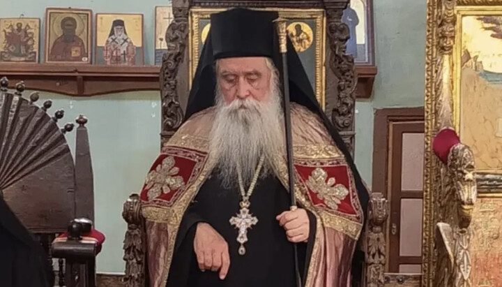 The new abbot of Sinai. Photo: parapolitika.gr