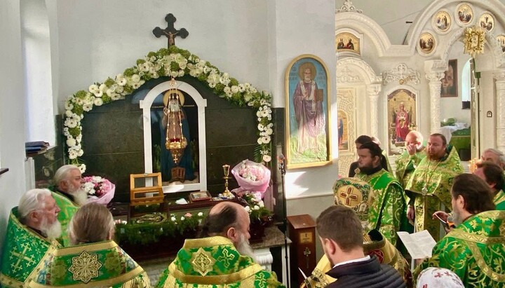 День памяти преподобного Иова Угольского в селе Малая Уголька. 18 сентября 2025 г. Фото: Хустская епархия