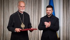 Ζελένσκι απένειμε στις ΗΠΑ το παράσημο στον μητροπολίτη της Ουκρανικής Ελληνοκαθολικής Εκκλησίας