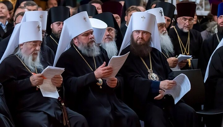 Metropolitan Volodymyr of Kamianske and Tsarychanka at the UOC Council on May 27, 2022 Photo: the eparchy's press service