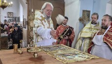 У селі Чегодарівка освятили престол у храмі УПЦ