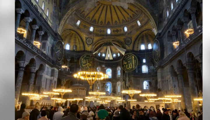 The interior of the St. Sophia Cathedral. Photo: DR
