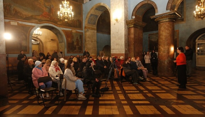 Presentation of the cultural studies magazine at the Transfiguration Cathedral. Photo: "Ukrinform"