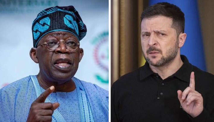 Presidents of Nigeria and Ukraine. Collage: UOJ