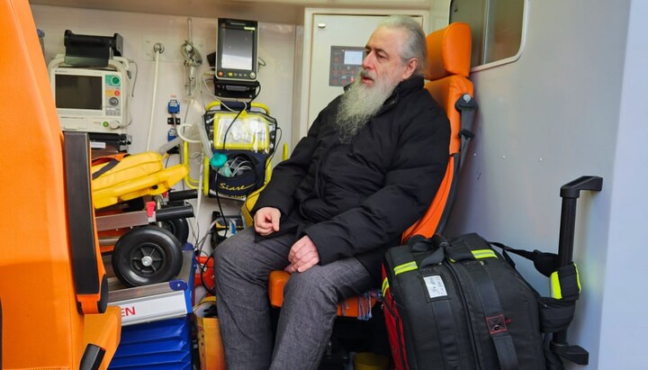 Metropolitan Arseniy was hospitalized during a court hearing. Photo: Sviatohirsk Lavra Press Service