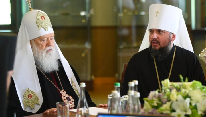 Філарет Денисенко й Епіфаній Думенко. Фото: ПЦУ