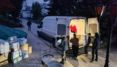 До Святогірської лаври привезли гуманітарну допомогу з Харківської єпархії УПЦ